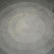 Serge Lesage blue grey vintage round carpet 70s