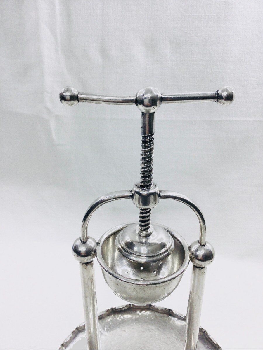 Silver Metal Citrus Press