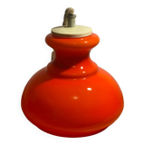 Vintage orange opaline pendant light