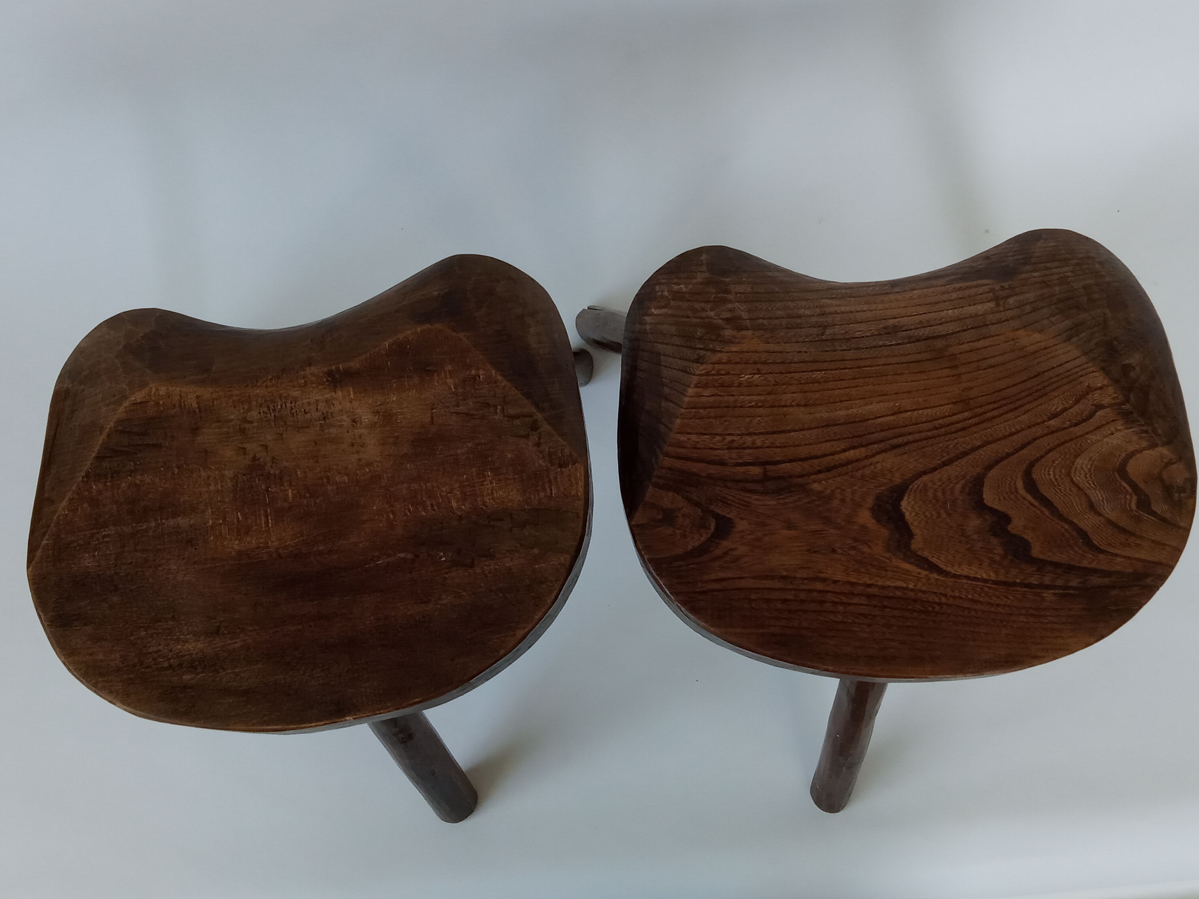Pair of Brutalist Stools 1961