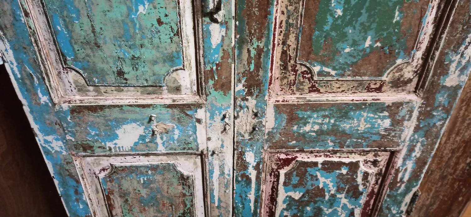 Old wooden door