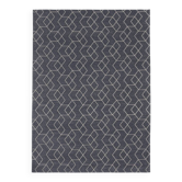 Tapis, style scandinave, design années 70, Cube Anthracite