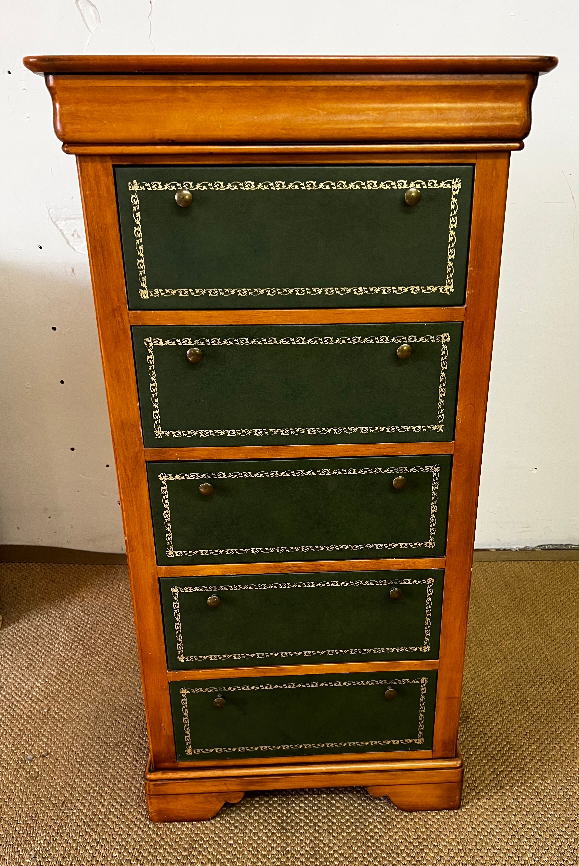Notary furniture Louis Philippe style cherry wood