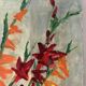 Bouquet of flowers, oil on canvas signed Robert Rodrigue