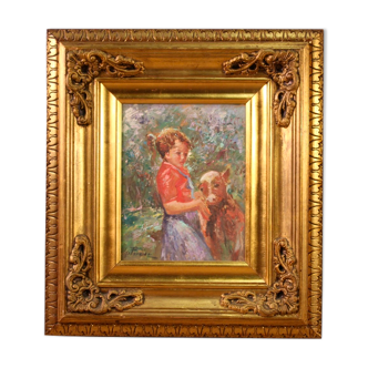Signed painting from the 20th century