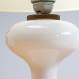 Pair of white ml1 table lamps by ingo maurer for m-design