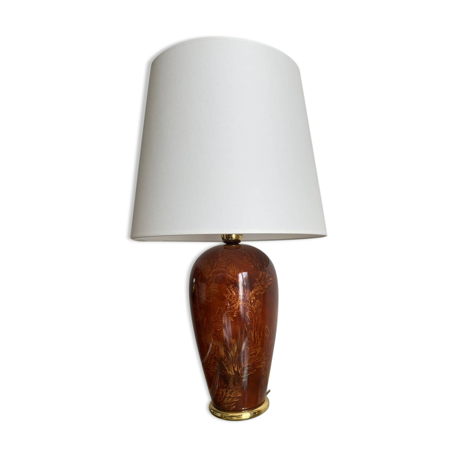 CERAMIC LIVING ROOM LAMP ODESSA MODEL FROM MAISON LE DAUPHIN