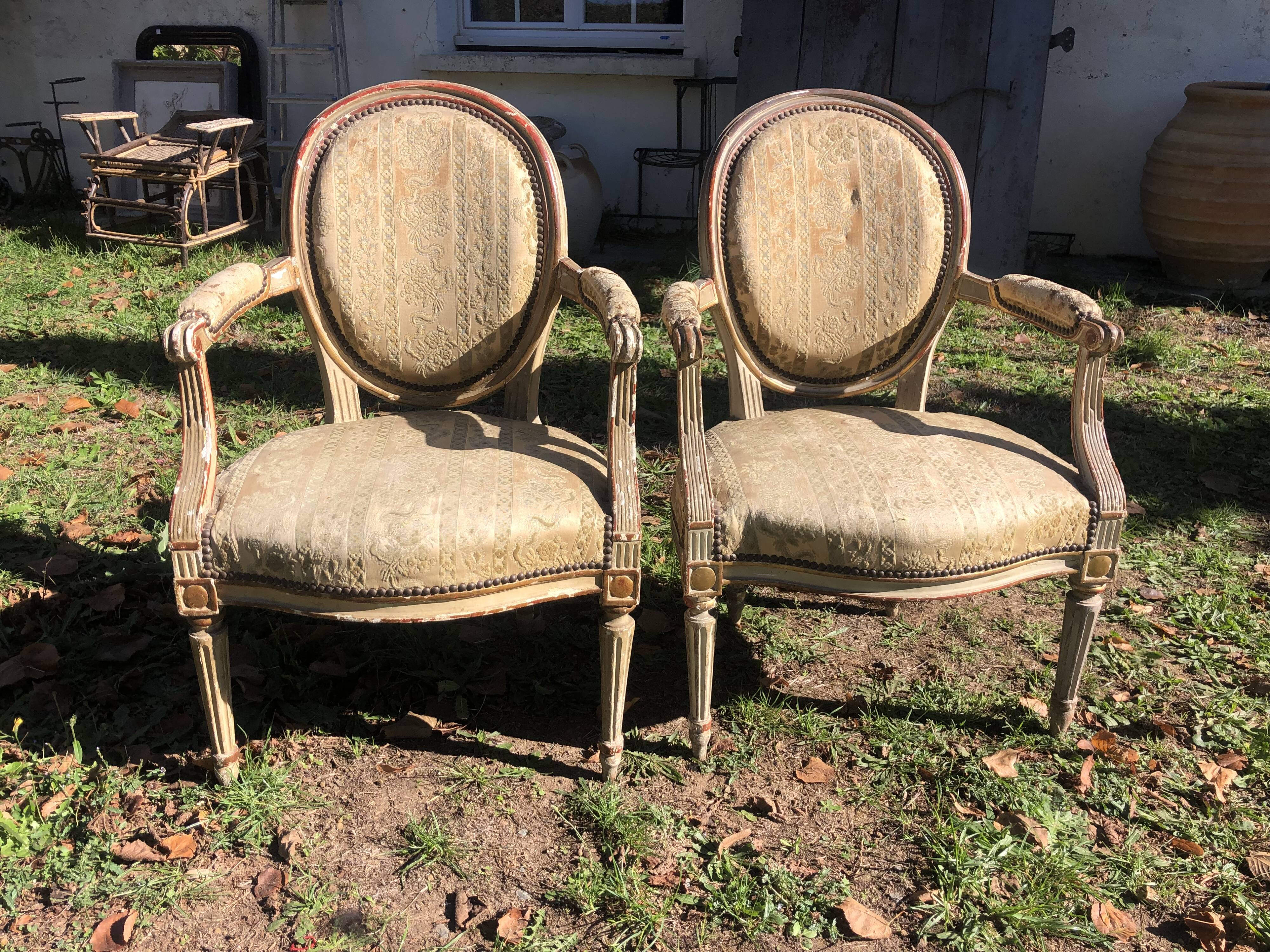 Paire de fauteuils
