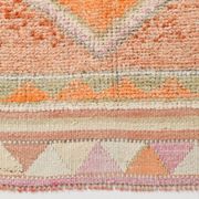 3x10 Orange & Beige Persian Vintage Runner Rug, 94x317Cm SK 22040