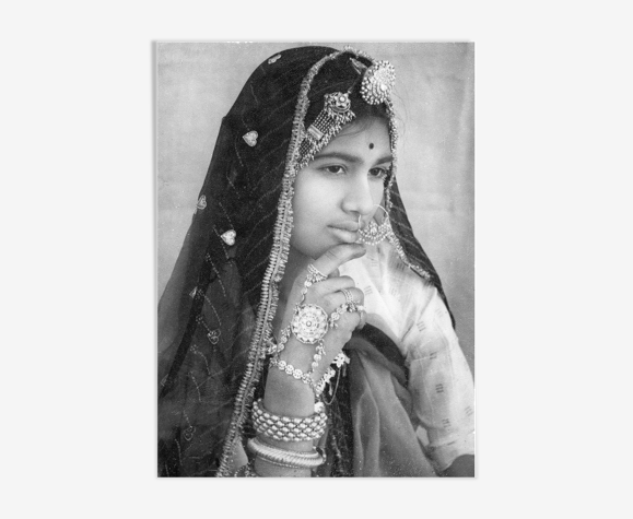 Portrait de jeune femme Rajasthan