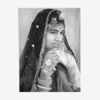 Portrait of young woman Rajasthan