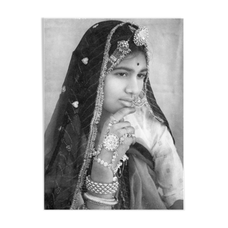 Portrait of young woman Rajasthan