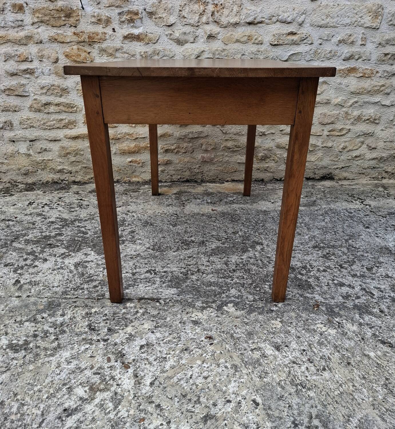 Oak farmhouse table 129 cm x 68 cm