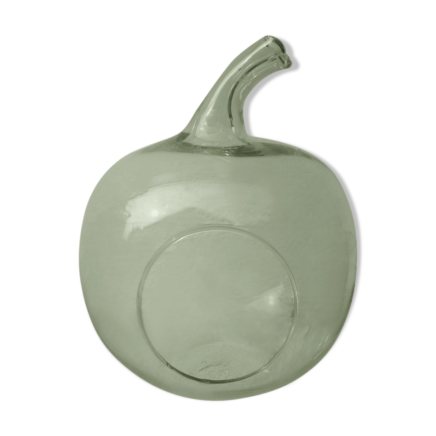 Apple-shaped terrarium vase
