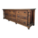Large oak drawer unit from a haberdashery around 1900.