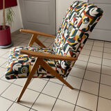 Newly upholstered 60s armchair