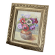 Framed flower painting of anemones