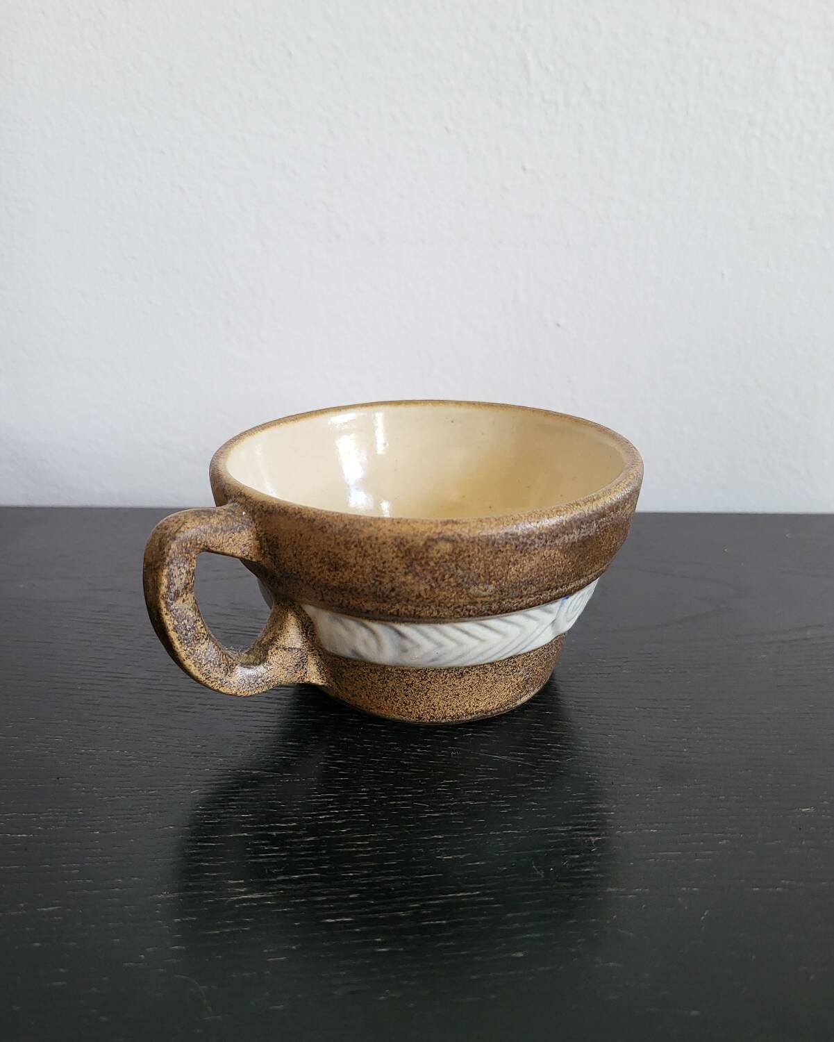 HB Quimper stoneware mug