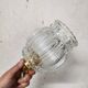 Vintage glass globe suspension walker