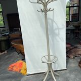 Coat rack on foot in white wood