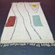 Traditional hand-woven Beni Ouraine rug
