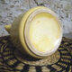 Pastel yellow ceramic pitcher