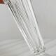 Small glass soliflore vase
