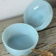 Blue opaline glass bonbonnière
