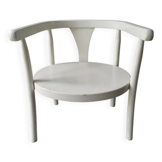 Baumann children's chair, white lacquered, around 1960.