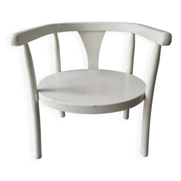 Baumann children's chair, white lacquered, around 1960
