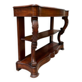 Mahogany console from the Napoleon III period