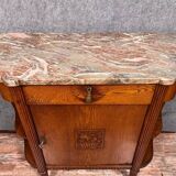 In the style of Dufresne: Art Nouveau period oak sideboard