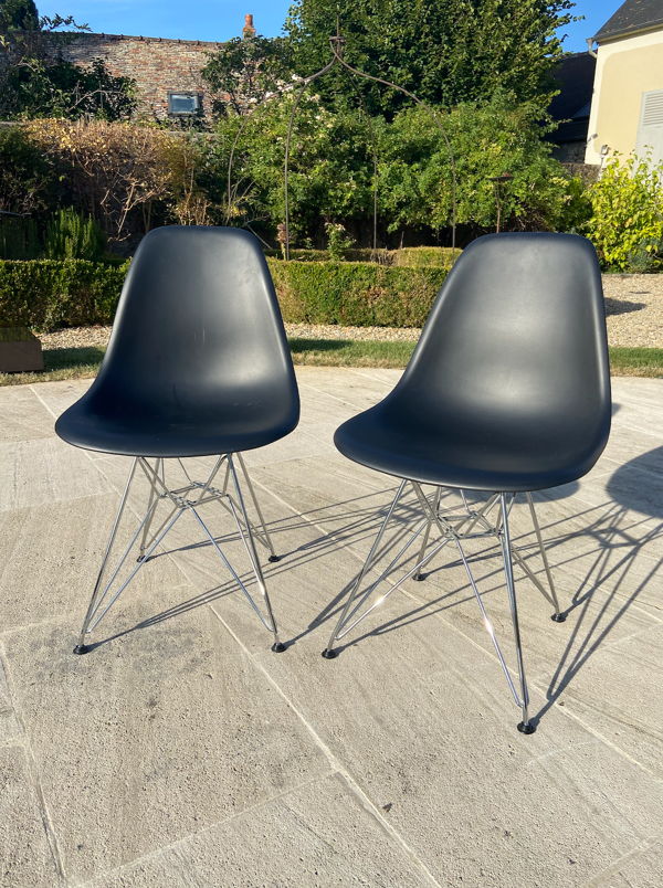 Paire De Chaises Dsr De Charles Et Ray eames Par vitra