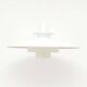 White lamp Lyskaer, Denmark, 70’s