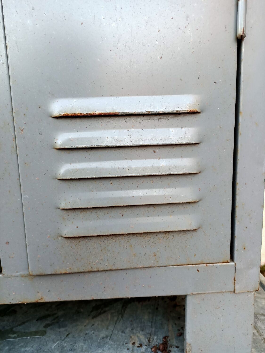 Metal cloakroom cabinet