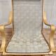 FAUTEUIL ET SON OTTOMAN "DESIGN SCANDINAVE".