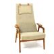 Fauteuil "Ruster", Yngve Ekström, Swedese, Suède, 1960