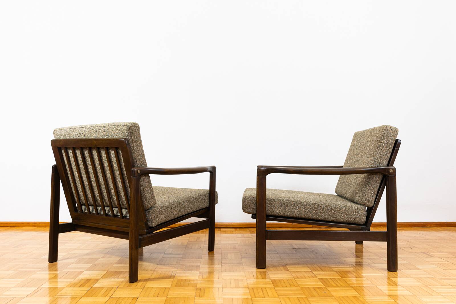 Mid Century Armchairs By Zenon Bączyk, 1960's, Set Of 2