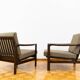 Mid Century Armchairs By Zenon Bączyk, 1960's, Set Of 2
