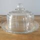 Plat à gâteau arcopal en verre avec cloche
