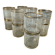 6 verres à orangeade vintage