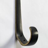 Set of coat hooks, brass hooks, design attributed to Carl Auböck, 1950s, Modernist, Vintage