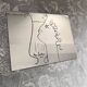 Illustrated mirror profile of Orphée Jean Cocteau 1958