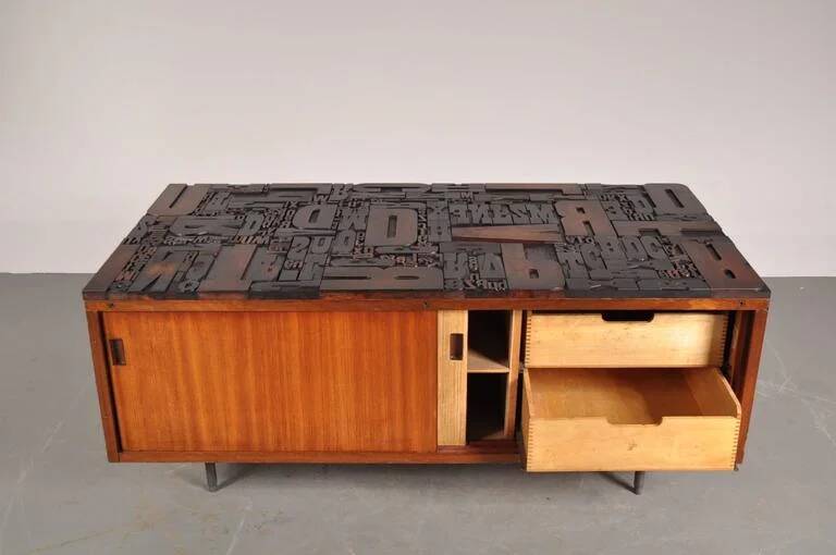 1950s made to order sideboard, Belgium