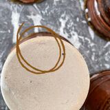 Tasses à café en grès pyrite La Borne