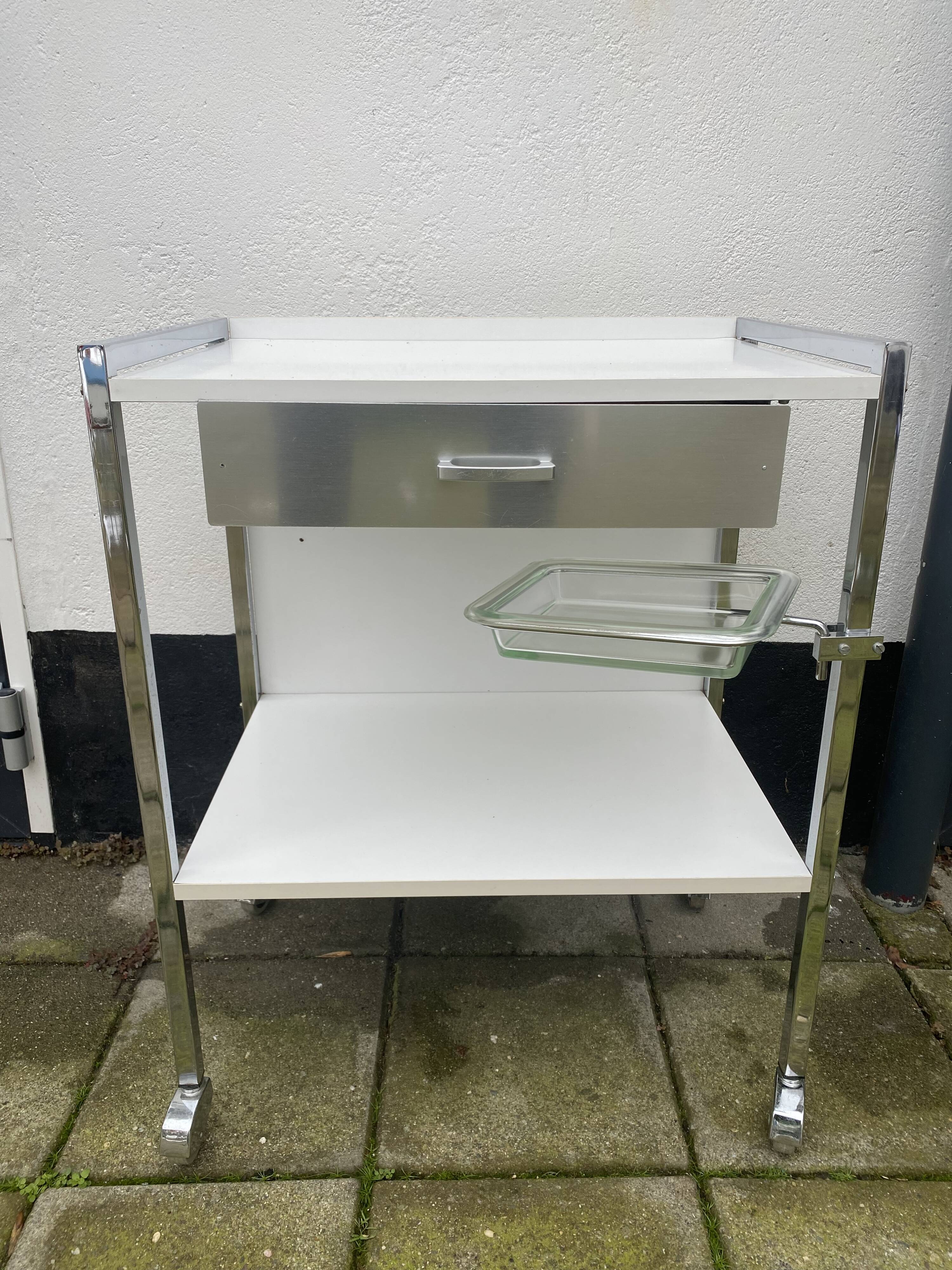 Vintage Industrial Trolley Cart