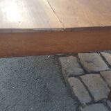 Farm table coffee table with drawers