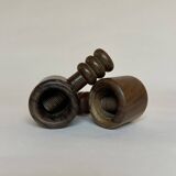 Pair of wooden nutcrackers