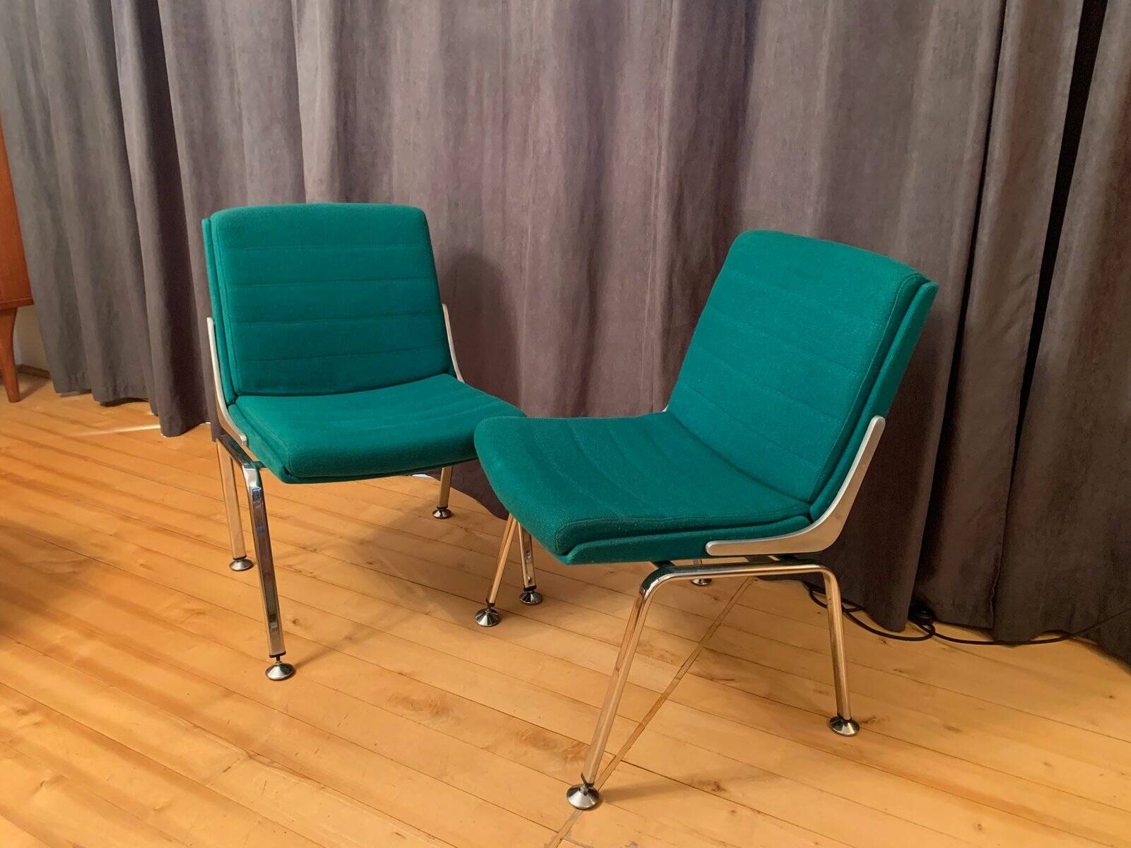 Set of vintage German Drabert chairs, 1970s
