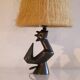 Zoomorphic ceramic lamp in the style of Jean Miotte.